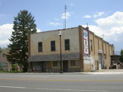 A view of the former theater building from across the street. - , Utah