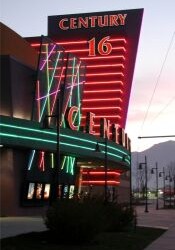 A side view of the theater sign and entrance. - , Utah