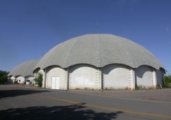The north dome of Cinedome 70 Theatre , with the south dome visible in the background. - , Utah