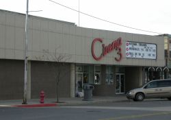 The front of the Cinema 3 during the day. - , Utah