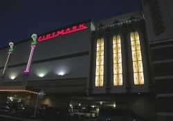 The exterior of the Cinemark 16 at Provo Towne Centre at night. - , Utah
