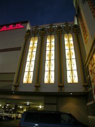 The exterior of the Cinemark 16 features a set of false windows. - , Utah