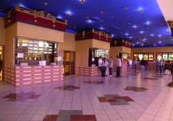 The Cinemark 16 has three sets of ticket booths. - , Utah
