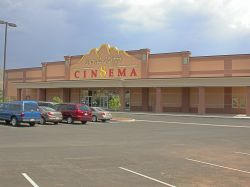 The front of the theater, from across the parking lot. - , Utah