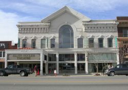 The front of the Ellen Eccles Theatre in Logan, Utah. - , Utah