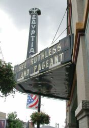 The marquee of the Egyptian Theatre. - , Utah