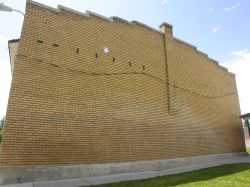 Back wall of the Fairview Dance Hall. - , Utah