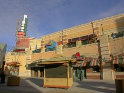 Stores along the east side of the theater. - , Utah