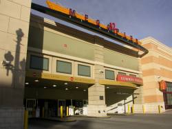 'Megaplex 12 At Gateway' sign above parking entrance. - , Utah