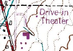 The Hyland Drive-In appears on this 1978 geological survey map. - , Utah