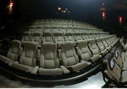 A panorama of the Theater 1 auditorium.