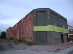 This building, near Pecks Building Supply in Lehi, may have been the Royal Theater. - , Utah