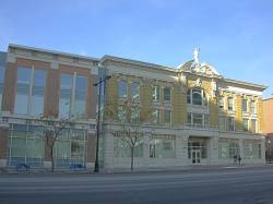 An annex to the office building was build on the south side of the former theater. - , Utah