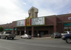 The front side of Movies 10 was given a new facade when the building was remodeled as a movie theater. - , Utah
