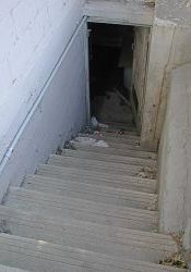 The stairs down to the boiler room of the Murray Theatre. - , Utah