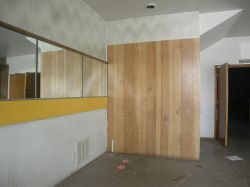 The left side of the lobby, where the concession stand was probably located. - , Utah
