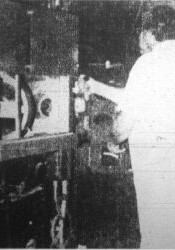 'Bob Eskridge checks over theater's projection and sound equipment.' - , Utah