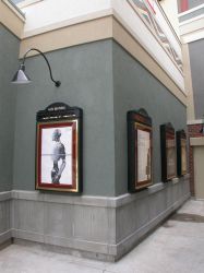 Four poster cases along the outside of the Redstone Cinemas lobby. - , Utah