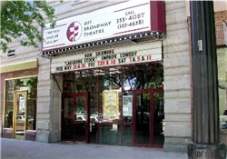 Entrance of the Off Broadway Theatre in 2001. - , Utah
