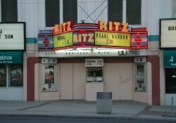 Marquee and entrance of the Ritz in downtown Tooele. - , Utah