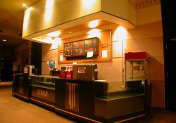 The concession stand by the original SCERA Showhouse auditorium. - , Utah