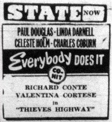 'Everybody Does It' at the State in 1962. - , Utah