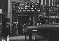 'Thunder Over Mexico' and 'Social Register' at the Stadium Theatre on 1 March 1934. - , Utah