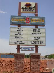 The sign of the Sunset Corner Stadium 8 Theater. - , Utah