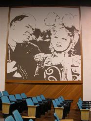 A mural on the south wall of Theater 3. - , Utah