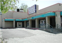 Entrance to the Trolley North theater.  The On the left is the larger auditorium added sometime after 1974. - , Utah