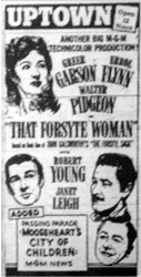 'That Forsyte Woman' at the Uptown in 1962. - , Utah