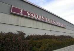 The sign of the Valley Fair Movies 9 on the east side of the mall, near the food court entrance.  - , Utah